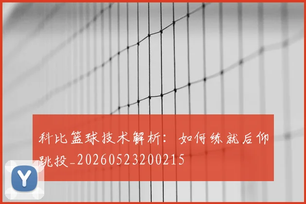 科比篮球技术解析：如何练就后仰跳投_20260523200215